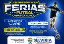 Prefeitura de Selvíria abre inscrições para o Campeonato de Férias de Futsal