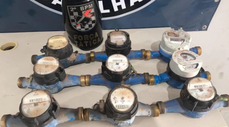 Força Tática prende funcionário terceirizado suspeito de furtar hidrômetros em Três Lagoas