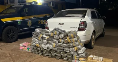 PRF apreende 132 quilos de drogas em abordagem na BR-262